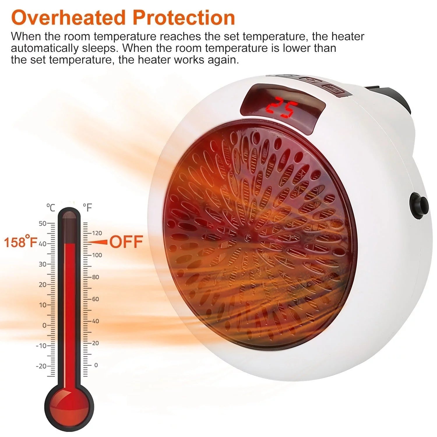 900W Portable Space Heater L891896