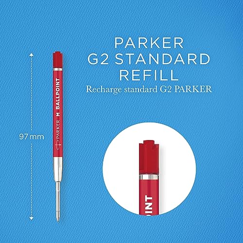 Medium Tip Red Ballpoint Pen Refill 2 Count I402