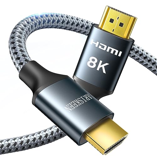 8K HDMI Cable 25FT, 48Gbps High Speed HDMI 2.1, Braided U603075