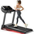 Home Folding Treadmill with Pulse Sensor, 2.5 HP, 7.5 MPH, 265 LBS Capacity T185740