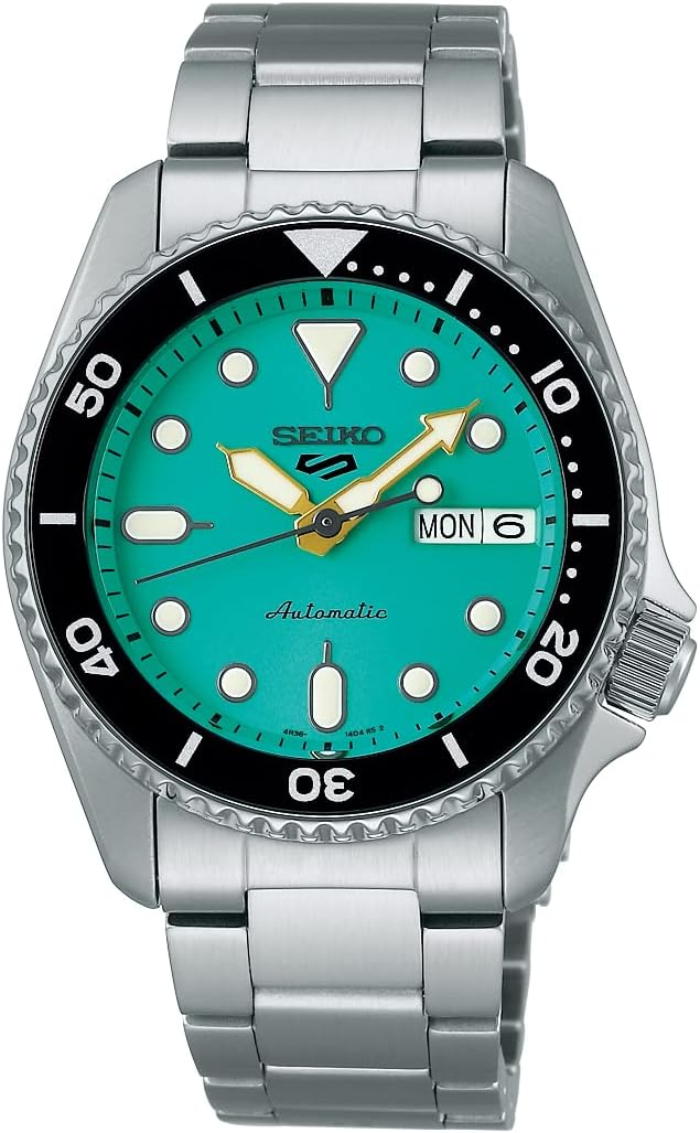Automatic Watch with Stainless Steel Bracelet & Teal Dial M2887