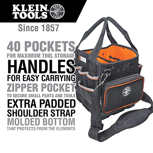 Tool Bag with Shoulder Strap, 14 Pockets I164