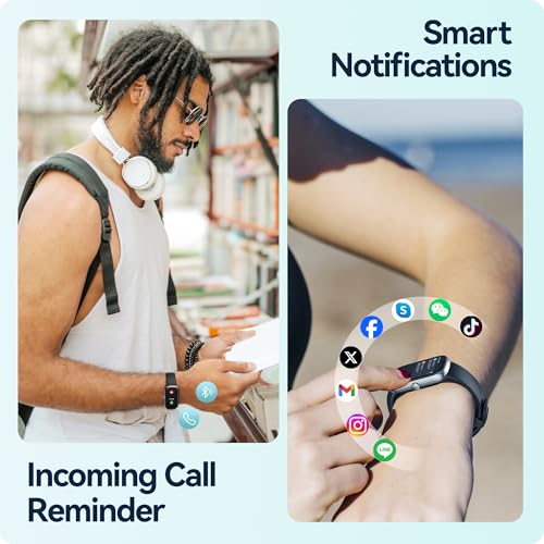 24/7 Heart Rate SpO2 Sleep Monitor Activity Tracker with Step Calorie Counter Pedometer, 21-Day Battery, IP68 Waterproof Fitness Watch V32768