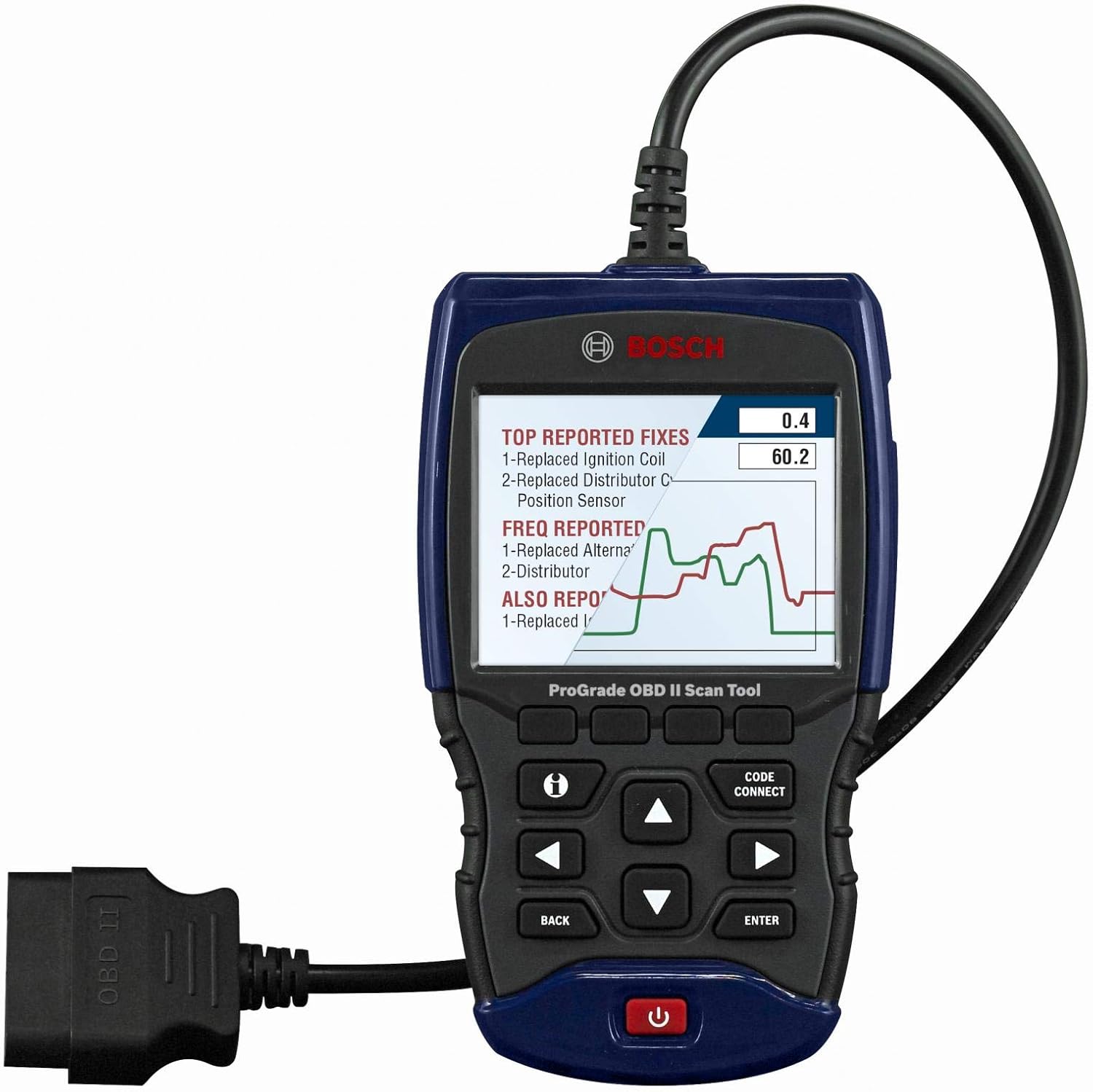 OBD II Scan Tool with Brake System Resets E353594