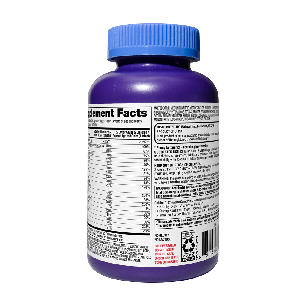 150 Count Children's Chewable Multivitamin Tablets T317224