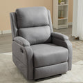 Leather Recliner Chair with Adjustable Backrest E9079