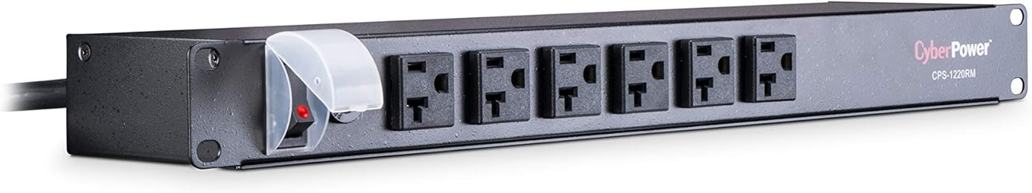 10 Outlets 15ft Power Cord 1U Rackmount PDU Pack of 2 Q641