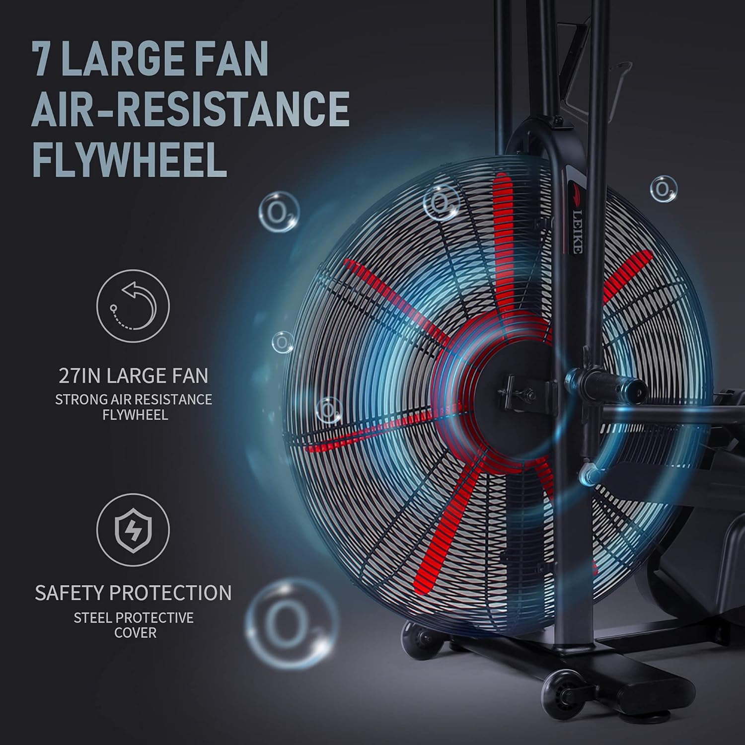 Indoor Cycling Stationary Bicycle with Air Resistance Y644