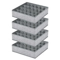 Beige 4 Pack Sock Organizer X439750