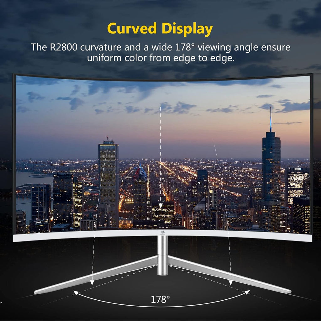 24-inch and 32-inch 2 Pack Curved Gaming Monitor Bundle F571312