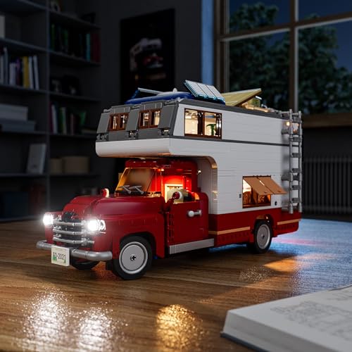 Camper-Van Building Set with LED Lighting Kit 1741 PCS Y3831