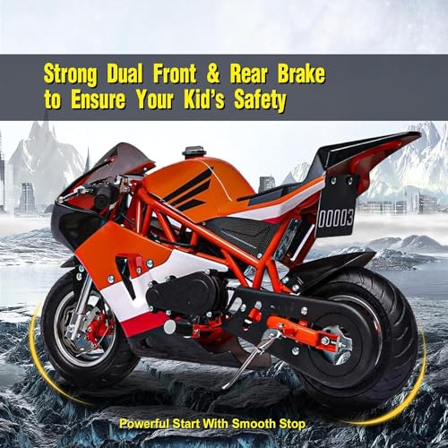 40CC 4-Stroke Gas Mini Pocket Bike U69237
