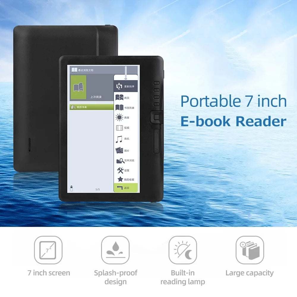7 inch E-book Reader with 8GB Memory L557