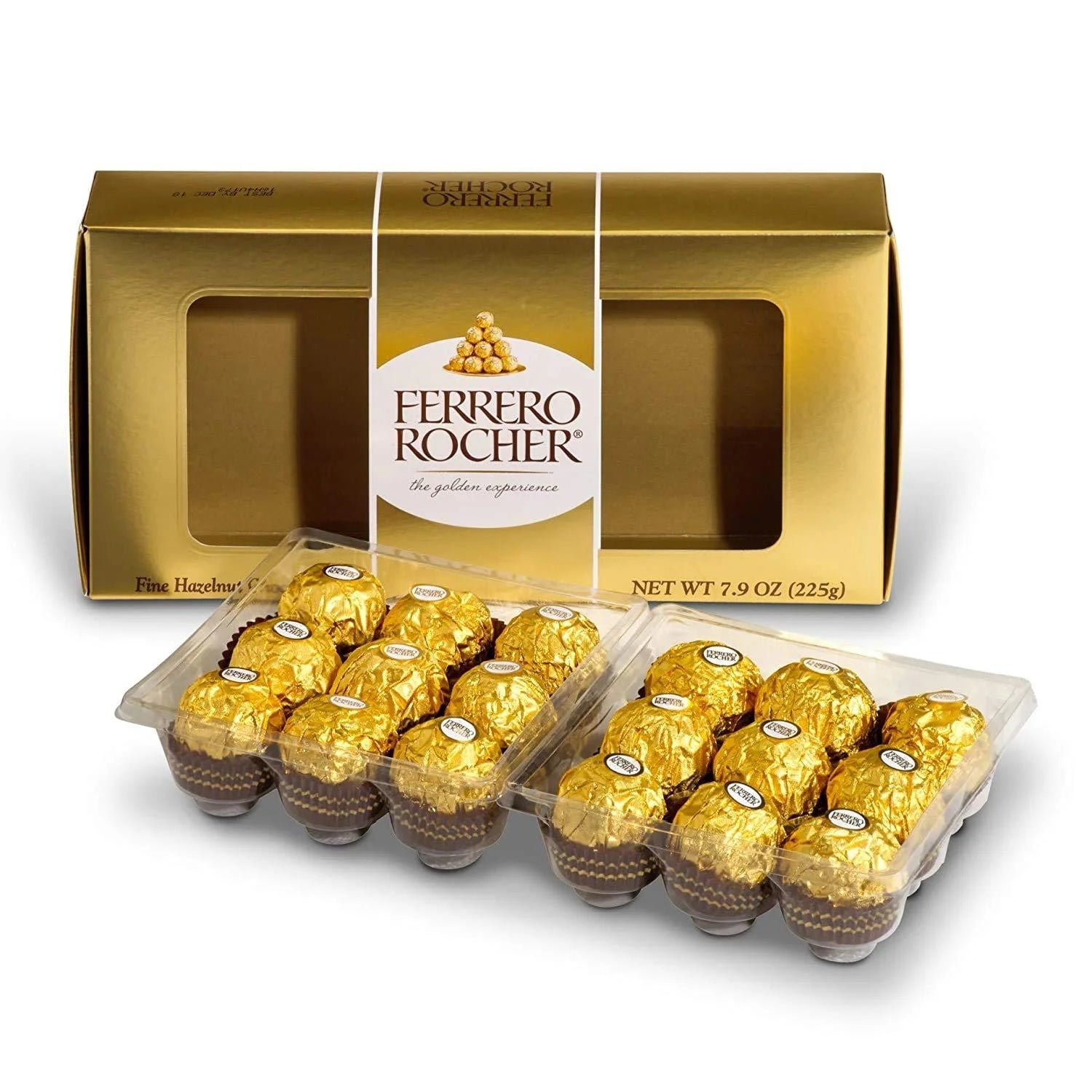 18 Count 7.9 oz Hazelnut Milk Chocolate Gift Box S958
