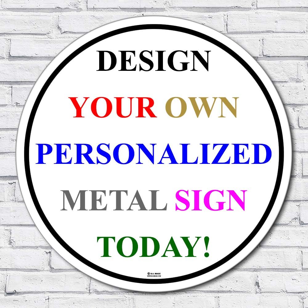 Custom Metal Sign Pack of 2 A6790