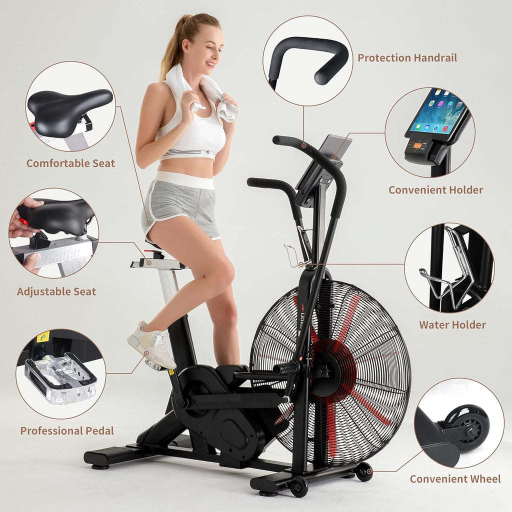 Indoor Cycling Stationary Bicycle with Air Resistance Y644