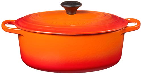 2.75 qt. Enameled Cast Iron Oval Dutch Oven M6507