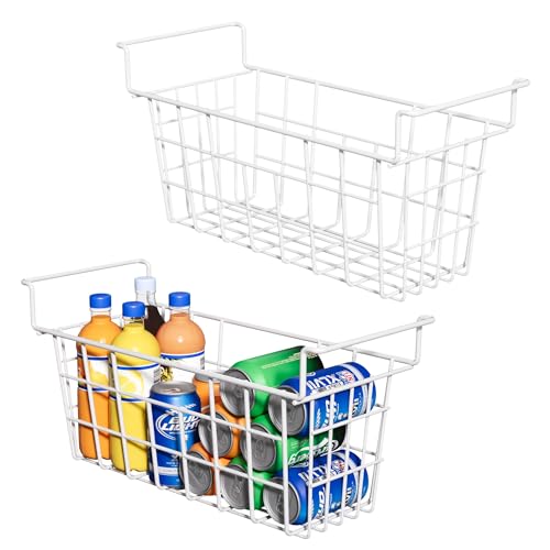 17.5 Inch Metal Wire Freezer Bins - 2Pack J86428