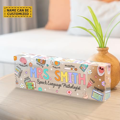 Acrylic Desk Name Plate N54013