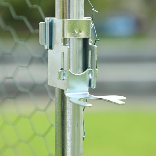 Large Metal Chicken Coop with Anti-UV Cover K88880