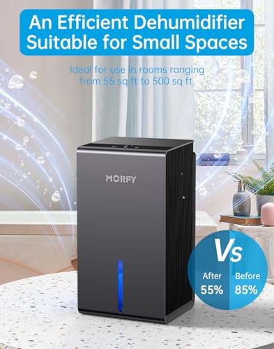 Compact Quiet Dehumidifier with Auto Shut Off H940915