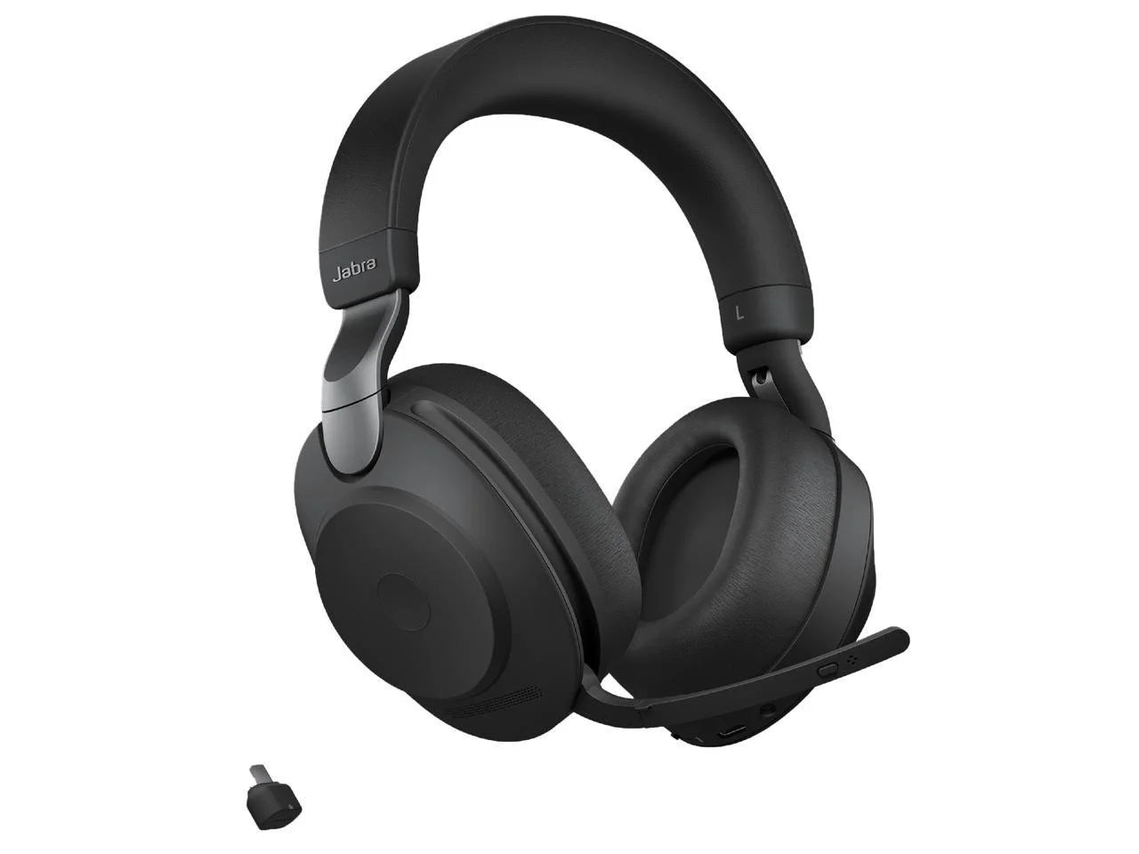 Black Wireless Headset with Noise-Canceling T57686