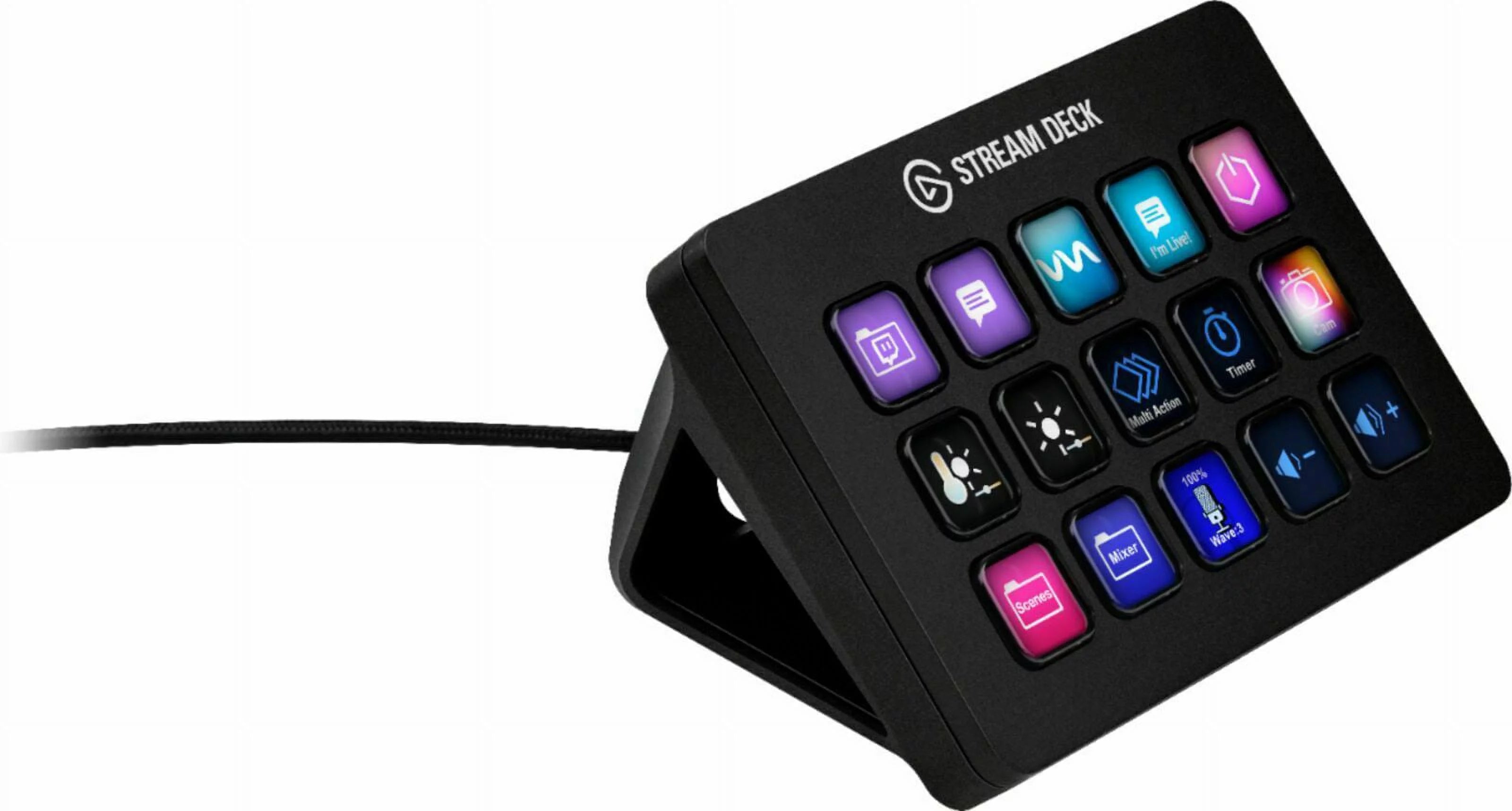 15 Customizable LCD Keys Tactile Control Interface U890
