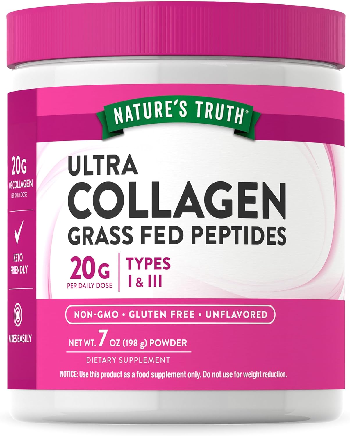 7 oz Unflavored Grass Fed Collagen Peptides G93208