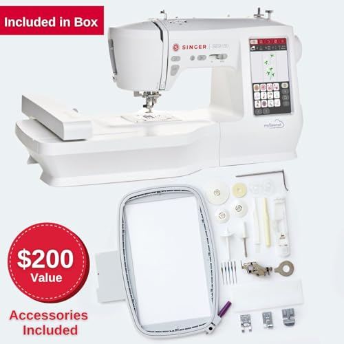 Sewing & Embroidery Machine with 250 Built-in Stitches Q9377