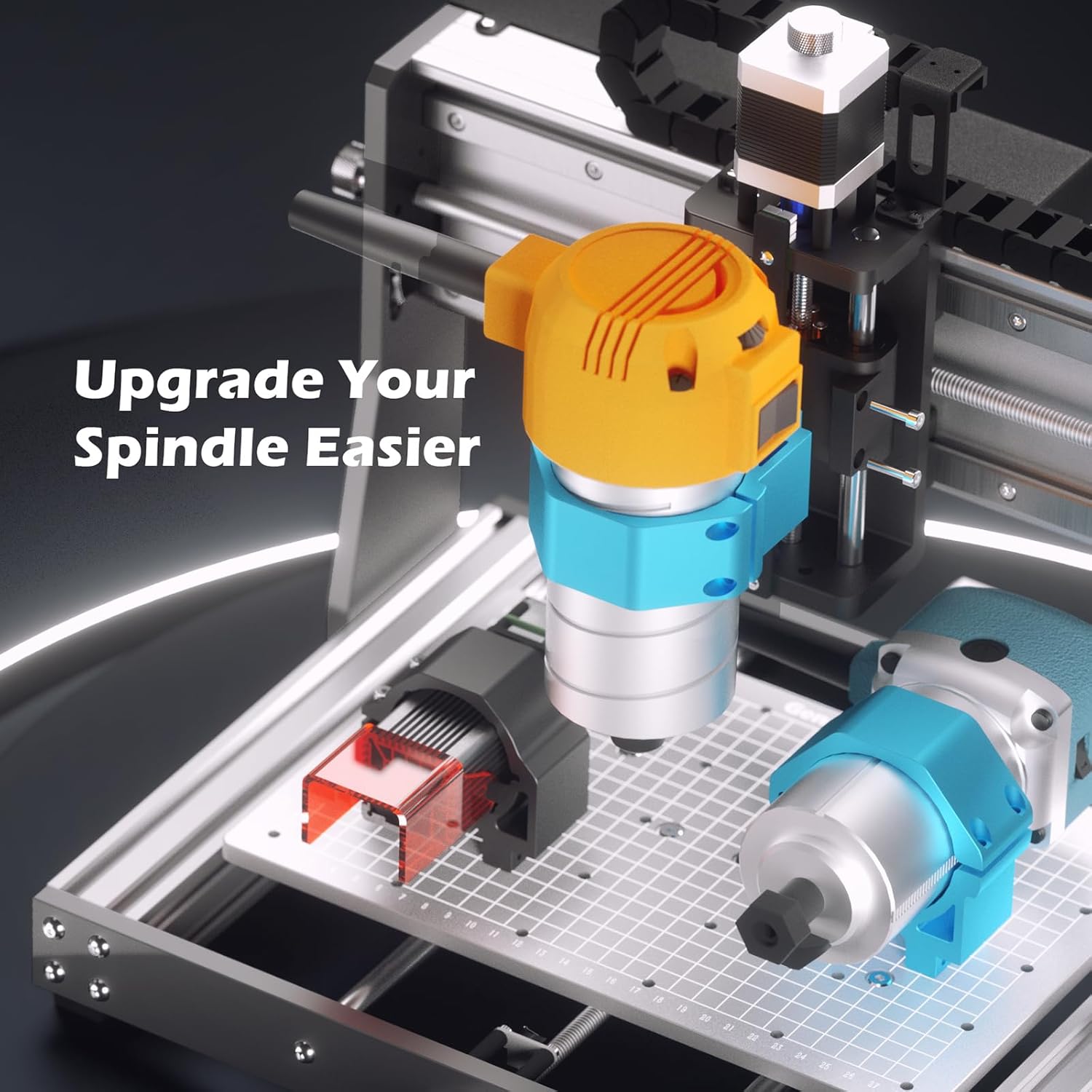 CNC Router Machine with Aluminum Spoilboard D9713