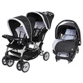 Stormy Double Stroller and Infant Car Seat Travel System, 2 Pc Set F957