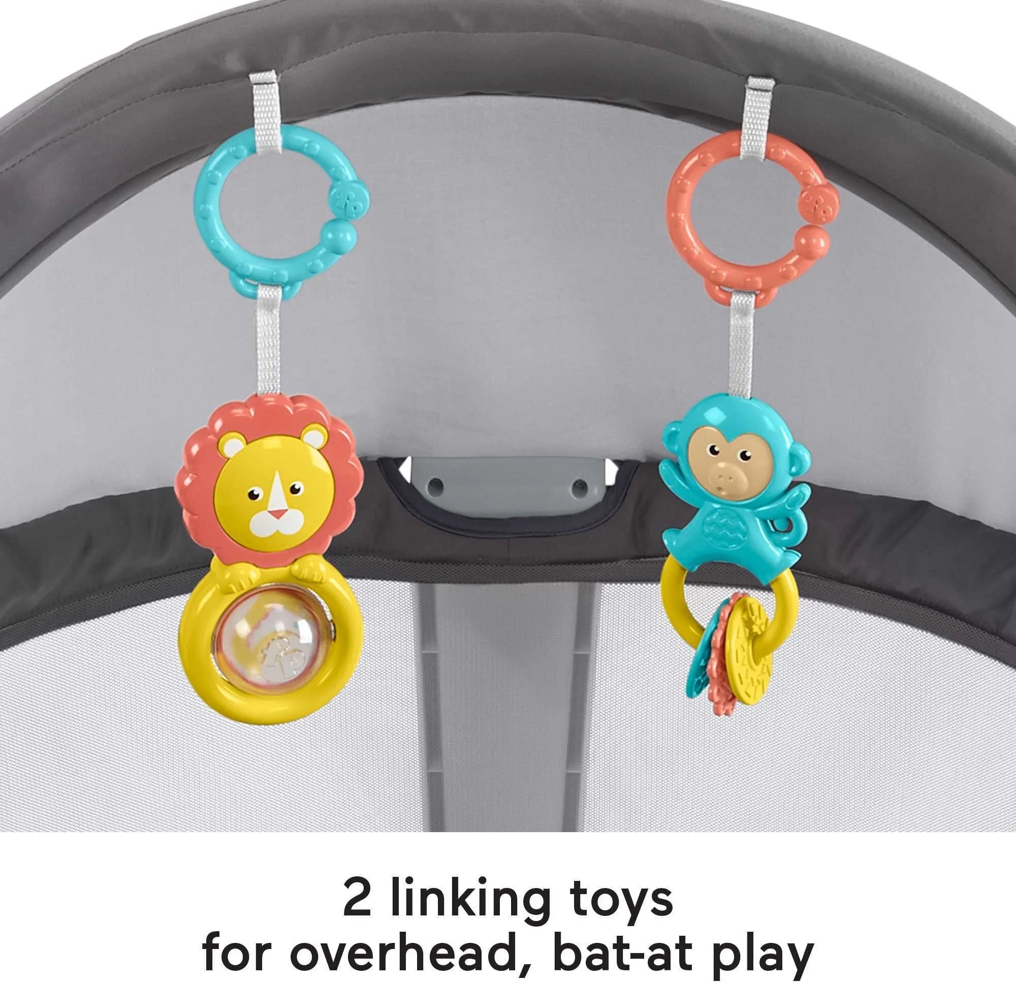 Portable Bassinet and Play Space with Toys L367