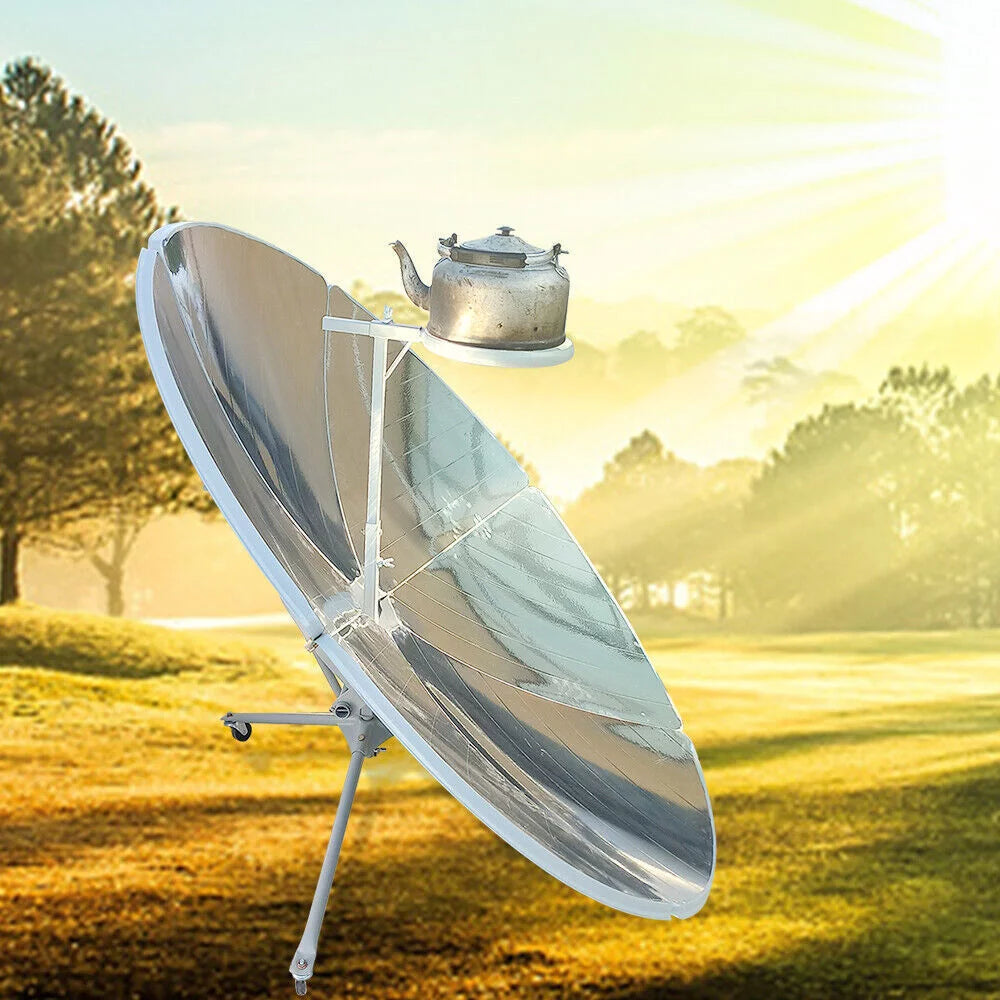 1800W Parabolic Solar Cooker Outdoor Camping Sun Oven U379