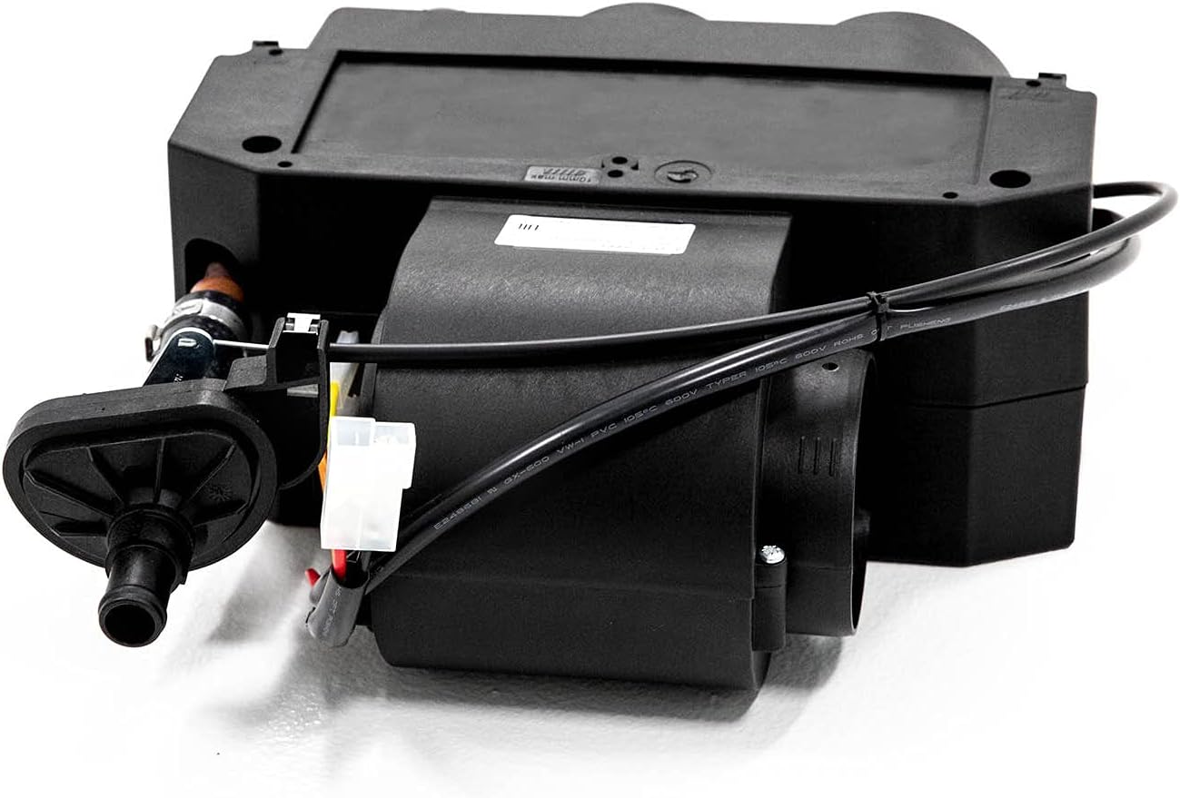 Cab Heater with Shutoff Valve, 3.4 Amps at 13.7 Volts, Includes Defrost Hoses and Vents X146898