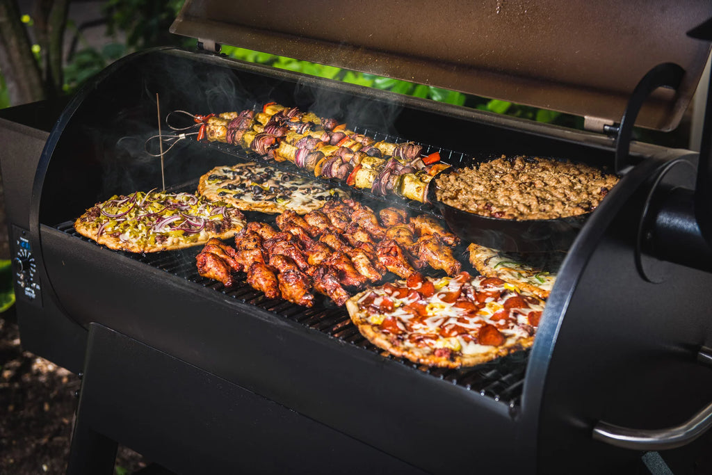 Bronze Wood Pellet Grill and Smoker B2751
