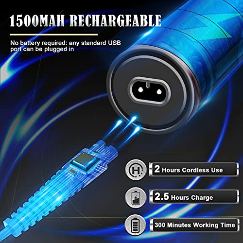 Professional Cordless Hair Clippers with LCD Display A992844
