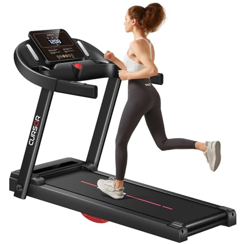 Home Folding Treadmill with Pulse Sensor, 2.5 HP, 7.5 MPH, 265 LBS Capacity T185740