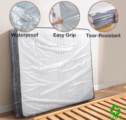 Queen Mattress Bags 61'' x104''x 15'' Waterproof Mattress Cover 1pack I110460