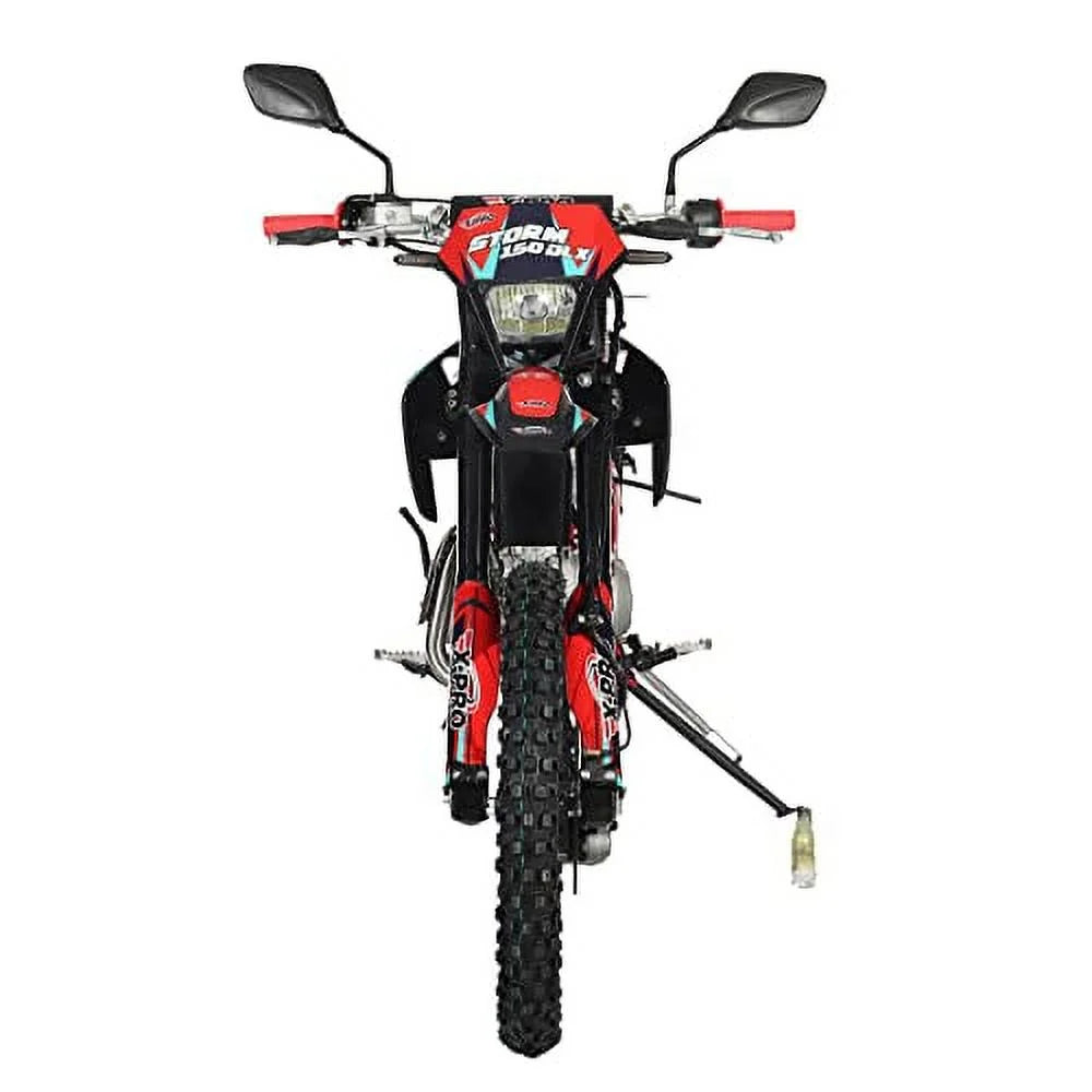 150cc Gas Dirt Bike with 4-Speed Manual Transmission, 19"/16" Tires Y155