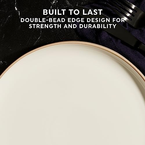 Navy 8-Pc Stoneware Dinnerware Set S12440