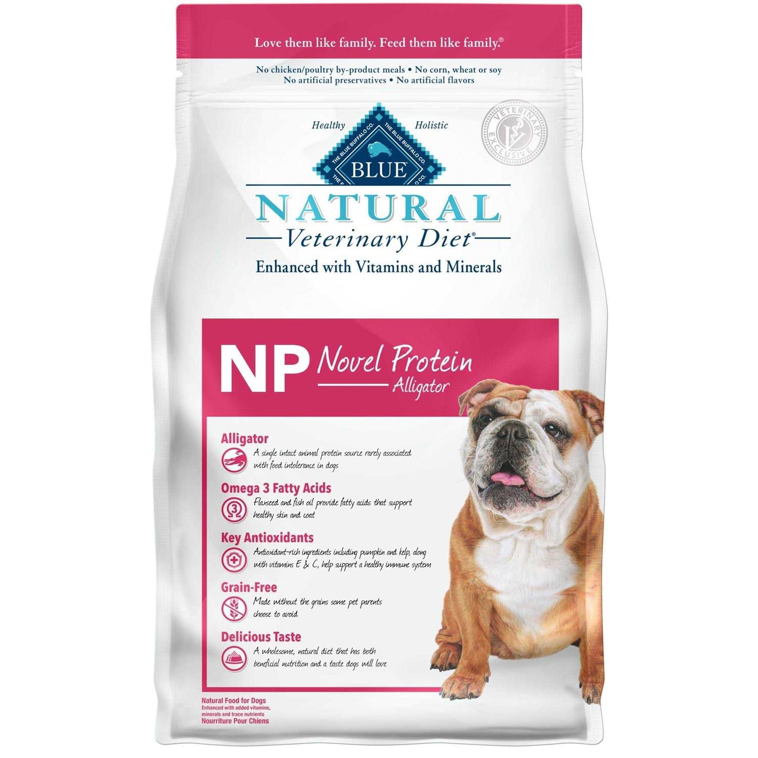 Natural Veterinary Diet NP Novel Protein-Alligator Dry Dog Food X936