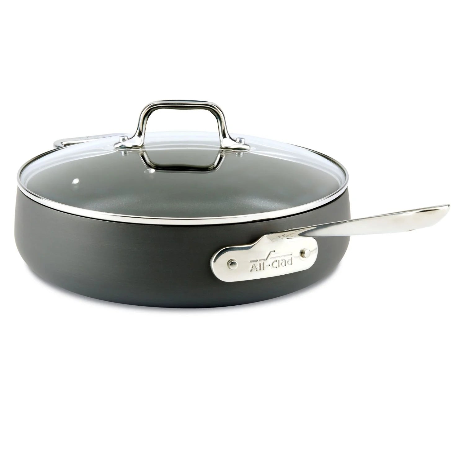 4-Quart Black Nonstick Hard Anodized Saute Pan M90214