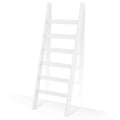 White 6 Tier Bamboo Blanket Ladder I977