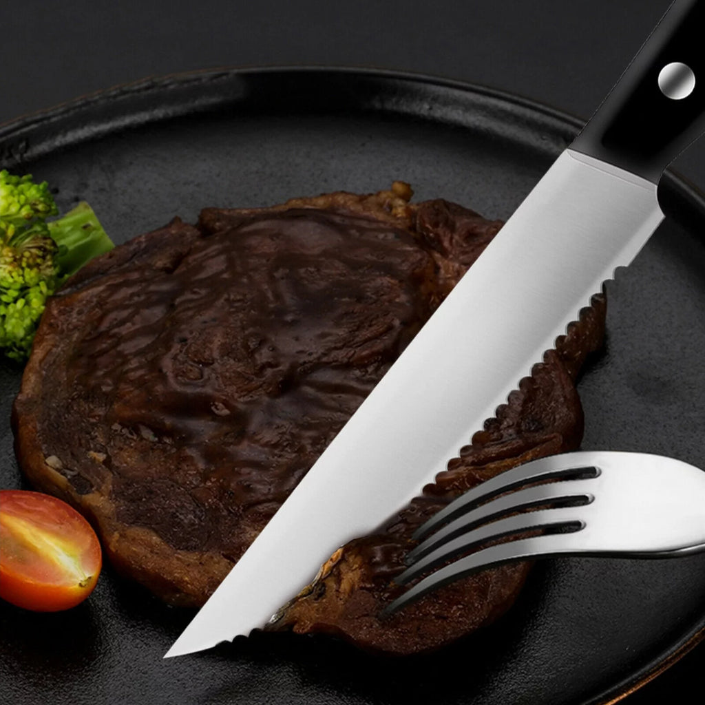 Black Steak Knife Set N6351