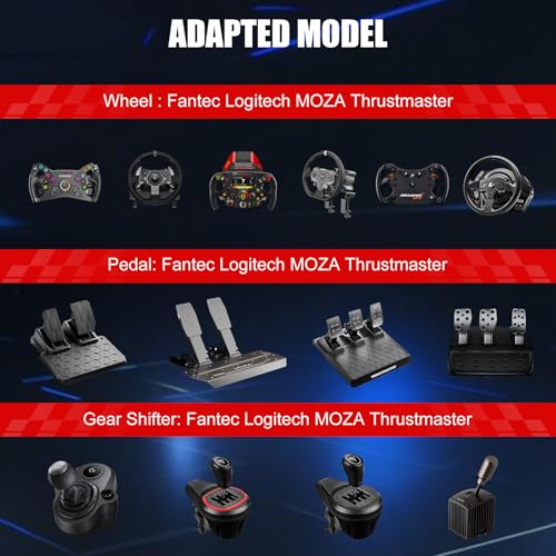Black Foldable Adjustable Sim Racing Cockpit G37660