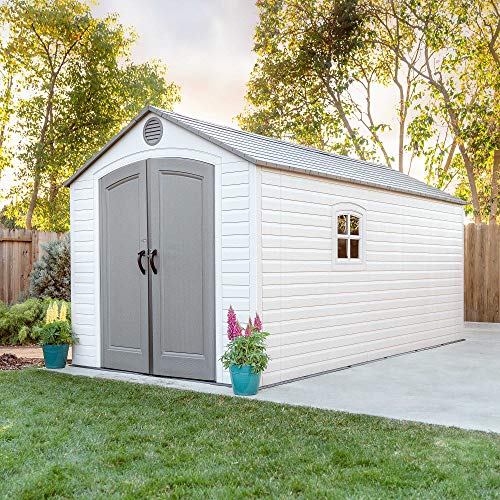 8 x 15 Ft. Outdoor Storage Shed, Desert Sand P714