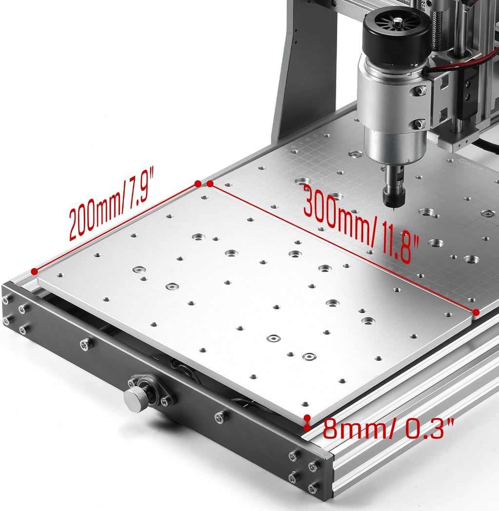 CNC Router Machine with Aluminum Spoilboard D9713