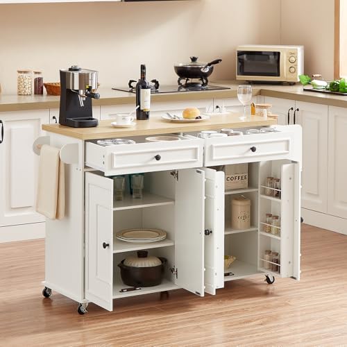 Mobile Kitchen Island with Storage H22240