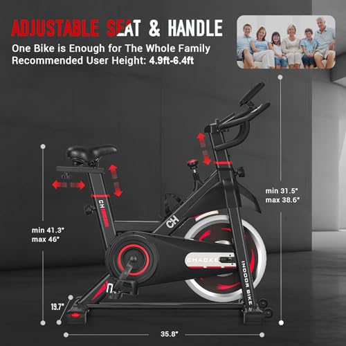 Indoor Cycling Bike with 330lbs Weight Capacity Y177
