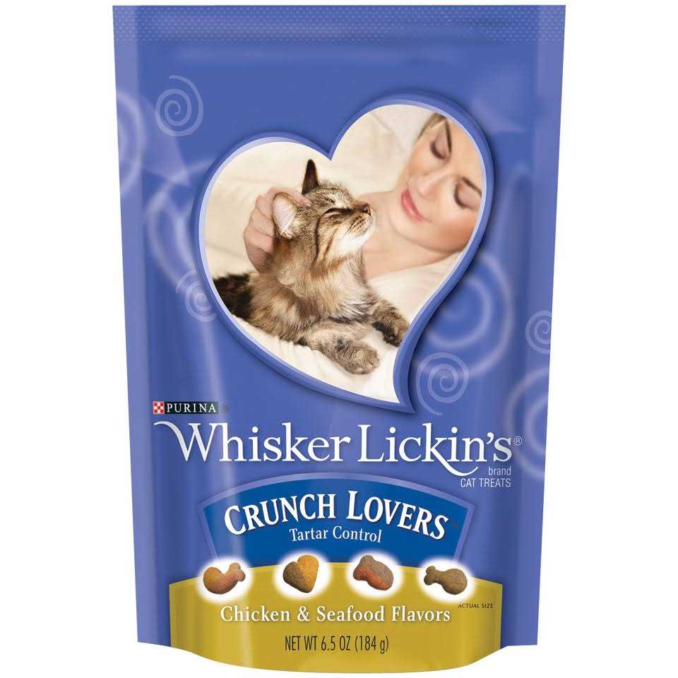 Chicken & Seafood Flavors Crunchy Cat Treats H1184